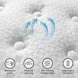 Medium Gel Memory Foam Pocket Spring Mattress - Sleep Galleria