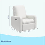 Electronic Power Recliner Swivel Glider Chair - Sleep Galleria