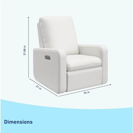 Electronic Power Recliner Swivel Glider Chair - Calmora - Sleep Galleria