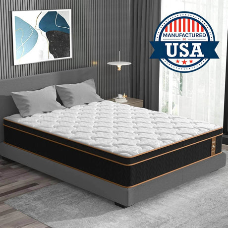 Medium Gel Memory Foam Hybrid Mattress - BedStory - Sleep Galleria