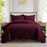 3-Piece Reversible Microfiber Quilt Bedding Set - Sleep Galleria