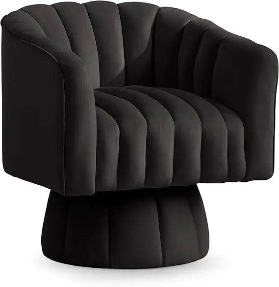 Modern Velvet 360-Degree Swivel Chair - Sleep Galleria