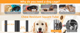Heavy Duty Chew-Resistant Iron Dog Crate With Wheels