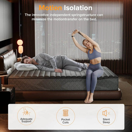 Medium Hybrid Gel Memory Foam Mattress - Sleep Galleria