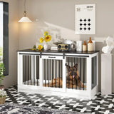 Extra Large Indoor Heavy Duty Furniture-Style Dog Crate