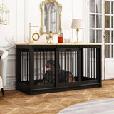 Extra Large Indoor Heavy Duty Furniture-Style Dog Crate