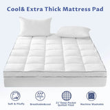 Extra Thick Cooling Mattress Topper Pad - Sleep Galleria
