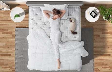 Medium Gel Memory Foam Pocket Spring Mattress - BedStory - Sleep Galleria