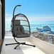 Outdoor Patio Egg Chair with Stand - XMSJ - Sleep Galleria