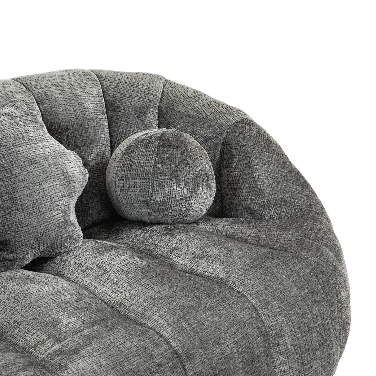 High Density Foam Chenille Bean Bag Lounge Chair - Sleep Galleria