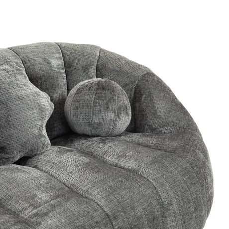High Density Foam Chenille Bean Bag Lounge Chair - Sleep Galleria