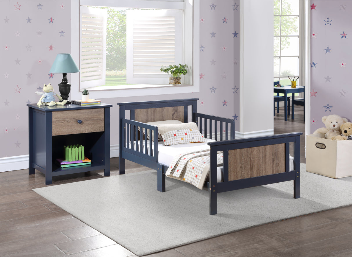 Connelly Solid Wood Reversible Panel Toddler Bed