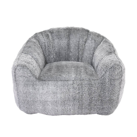 High - Density Foam Faux Fur Beanbag Chair - Calmora - Sleep Galleria