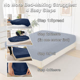 Waterproof Quilted Cotton Fitted Sheet Full Size - Sleep Galleria