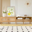 Boho Farmhouse Solid Wood Rattan TV Stand - Sleep Galleria