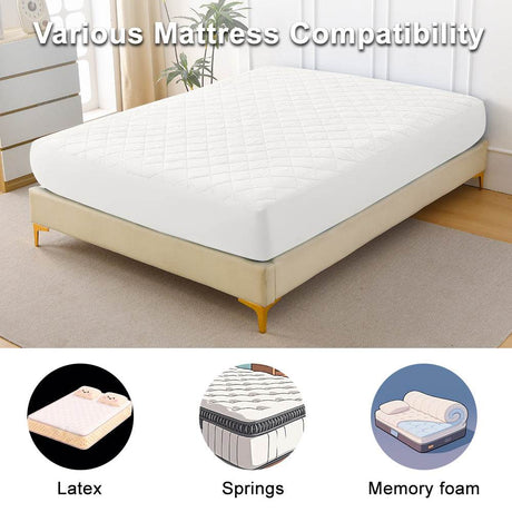 Waterproof Cotton Full Mattress Protector - Sleep Galleria