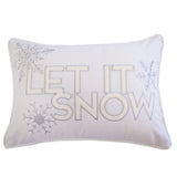 Ivory Velvet Lumbar Pillow With Insert 14x20