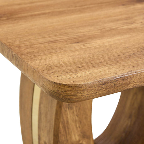 Modern Minimalist Wood Grain MDF Square Coffee Table - Sleep Galleria