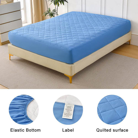 Ultrasonic Waterproof Cotton Mattress Protector King - Sleep Galleria