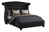 Sophia Full Size Crystal Tufted Upholstered Bed Frame