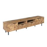 Mid Century Modern TV Stand With Storage Drawers - Sleep Galleria