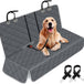 Dog Car Seat Cover, Back Seat Cover for Dogs Pet Car Seat Protector Waterproof Bench Car Seat Cover, Non-Slip Reat Seat Cover Fits Middle Armrest for Most Cars Trucks Suvs - Black