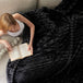 Bedsure Luxury Chunky Corduroy Fleece Sleep Blanket- Ultra Soft, Warm, Cozy Extra Soft Baby Blanket for Sofa, Bed, Nursery Ideal Seasonal Gift Solid Yellow Color,Autumn Lightweight Comforter