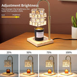 Candle Warmer Lamp with Timer,Electric Candle Warmer Dimmable and Height Adjustable Wax Melt Warmer for Scented Wax Jar Candles,Aromatherapy Decorative Candle Heater Home Fragrance Warmer
