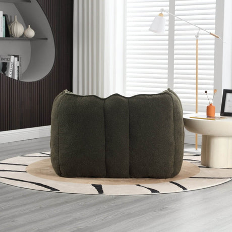 Soft Chenille Bean Bag Chair with Foam - Calmora - Sleep Galleria