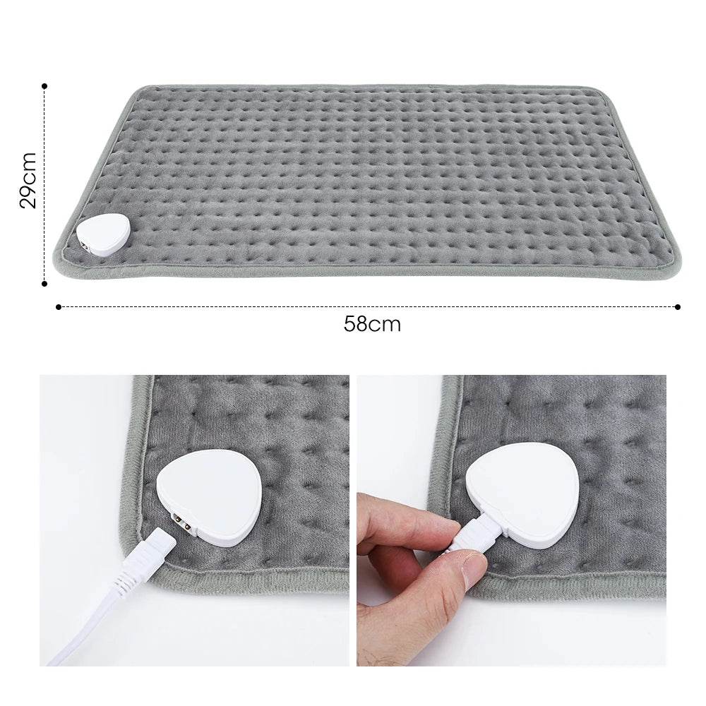 Electric Heated Plush Micro - Plush Heating Pad - AFDEAL - Sleep Galleria