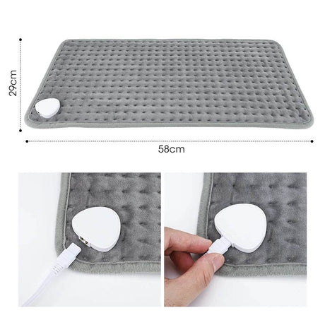 Electric Heated Plush Micro - Plush Heating Pad - AFDEAL - Sleep Galleria