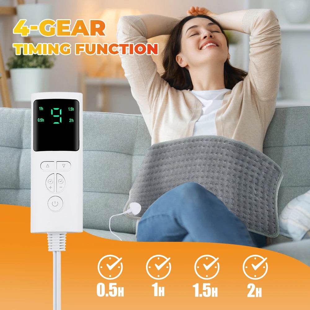 Electric Heated Plush Micro - Plush Heating Pad - AFDEAL - Sleep Galleria