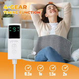 Electric Heated Plush Micro - Plush Heating Pad - AFDEAL - Sleep Galleria