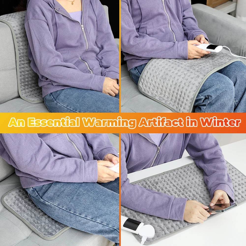 Electric Heated Plush Micro - Plush Heating Pad - AFDEAL - Sleep Galleria
