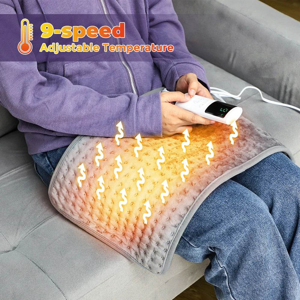Electric Heated Plush Micro - Plush Heating Pad - AFDEAL - Sleep Galleria