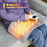 Electric Heated Plush Micro - Plush Heating Pad - AFDEAL - Sleep Galleria