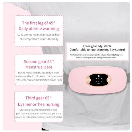 Electric Heating Menstrual Pain Relief Massage Belt - agdoad - Sleep Galleria