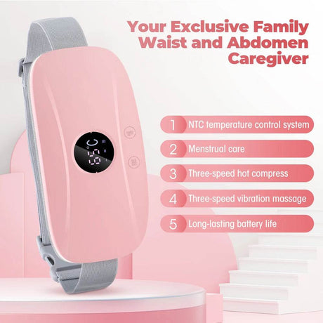 Electric Heating Menstrual Pain Relief Massage Belt - agdoad - Sleep Galleria