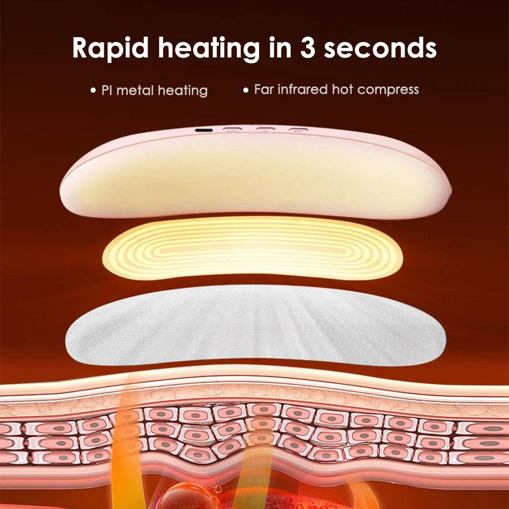 Electric Heating Menstrual Pain Relief Massage Belt - agdoad - Sleep Galleria