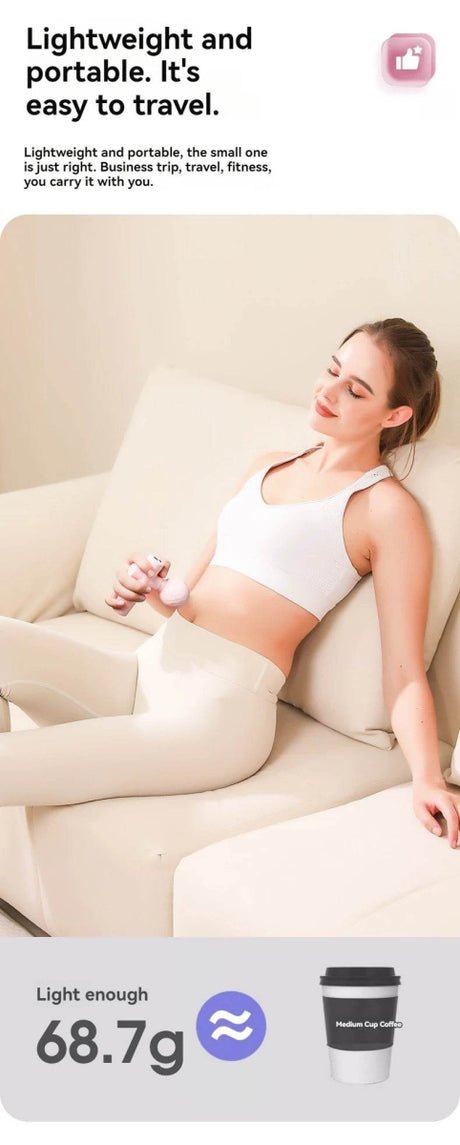 USB Mini Portable Muscle Relaxation Massage Gun Device - AIBOULLY - Sleep Galleria