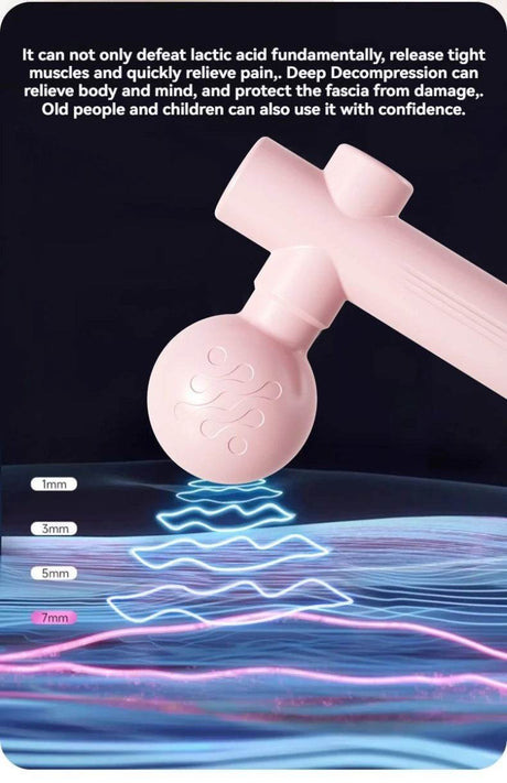 USB Mini Portable Muscle Relaxation Massage Gun Device - AIBOULLY - Sleep Galleria