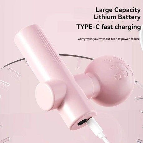 USB Mini Portable Muscle Relaxation Massage Gun Device - AIBOULLY - Sleep Galleria