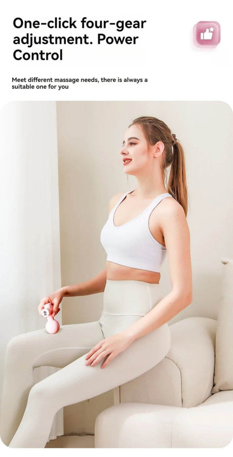 USB Mini Portable Muscle Relaxation Massage Gun Device - AIBOULLY - Sleep Galleria