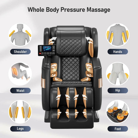 Full Body Zero - Gravity Airbag Heat Therapy Massage Chair - AIVEISI - Sleep Galleria