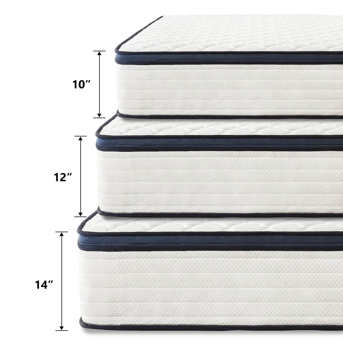 Gel Memory Foam Hybrid Mattress with Pressure Relief and Motion Isolation - Sleep Galleria