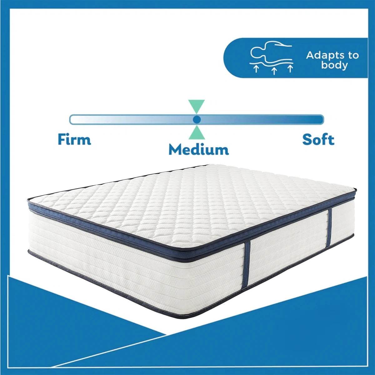 Gel Memory Foam Hybrid Mattress with Pressure Relief and Motion Isolation - Sleep Galleria