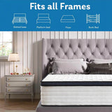 Gel Memory Foam Hybrid Mattress with Pressure Relief and Motion Isolation - Sleep Galleria
