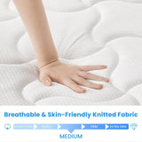 Medium Firm Hybrid Mattress with Gel Memory Foam and Pressure Relief - Sleep Galleria