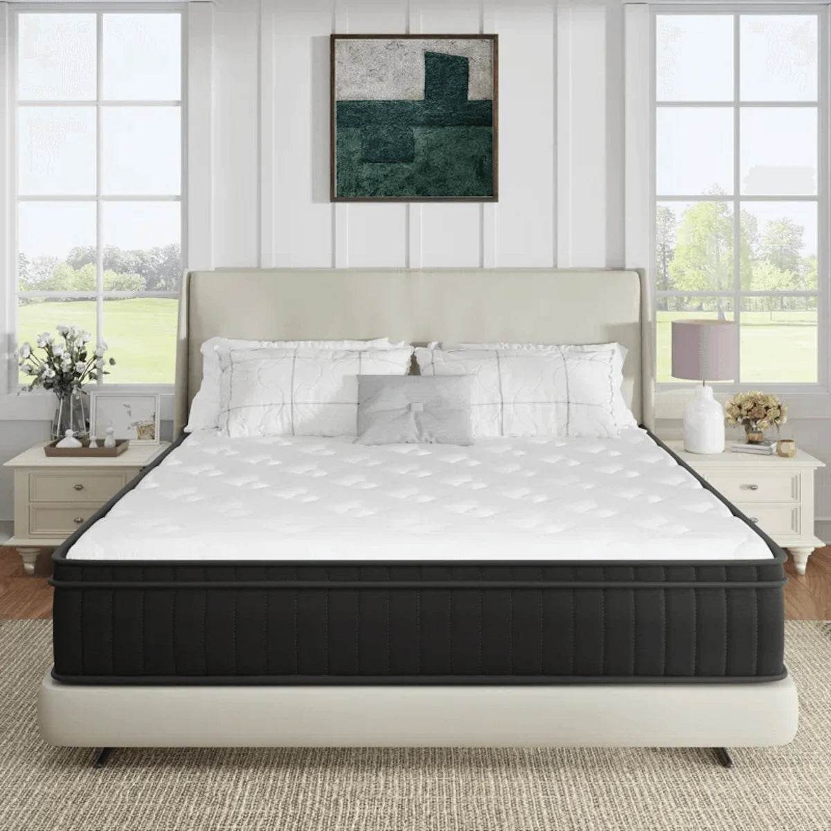 Medium Firm Hybrid Mattress with Gel Memory Foam and Pressure Relief - Sleep Galleria