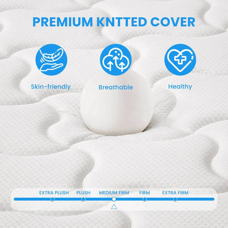 Medium Firm Hybrid Mattress with Gel Memory Foam and Pressure Relief - Sleep Galleria